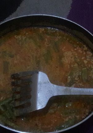 Foto resep Sayur labu Siam dan buncis santan pedas