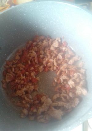 Una foto de Carne en su jugo fácil