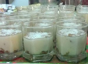 Una foto de Tiramisú con leche evaporada