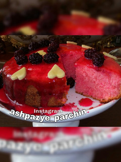 عکسی از دستور کیک ژله ای بدون فر 🌸