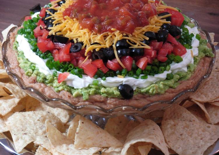 How to Prepare Super Quick Homemade 8??Layer??Dip