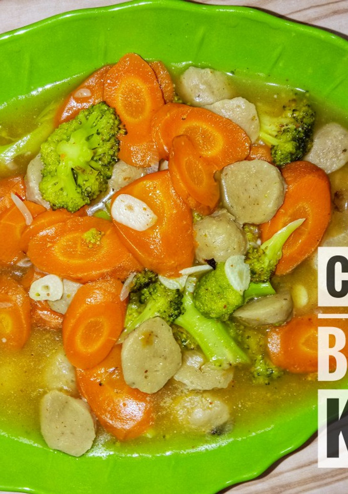 Foto resep Capcay Bakso Kuah