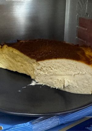 Una foto de Tarta de Queso Sana en AirFryer sin gluten y sin azúcar