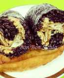 Xôi Nếp Than cuộn Quẩy Chà Bông