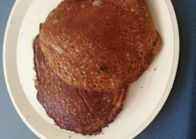 Hot cakes de manzana y canela