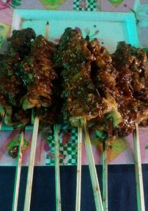 Foto resep Sate jamur low fat