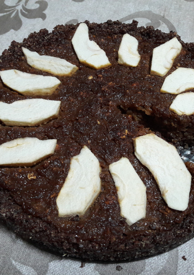 Una foto de Tarta de manzana sin harina, sin gluten vegana