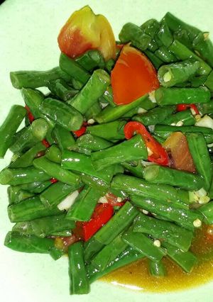 Foto resep Tumis kacang panjang