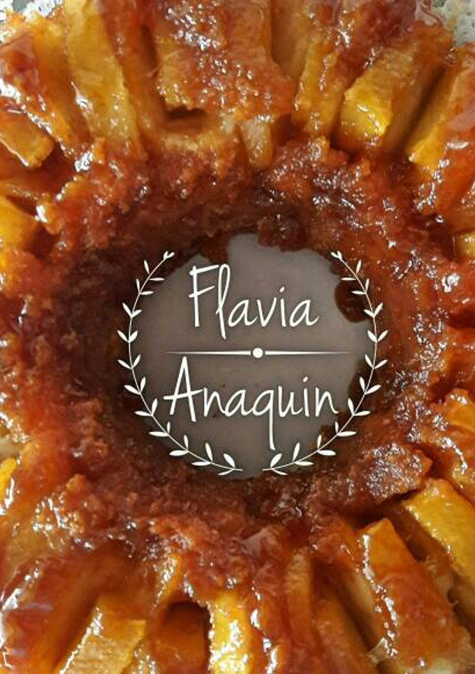 Una foto de Torta Invertida de Manzanas 🍎🍎🍎