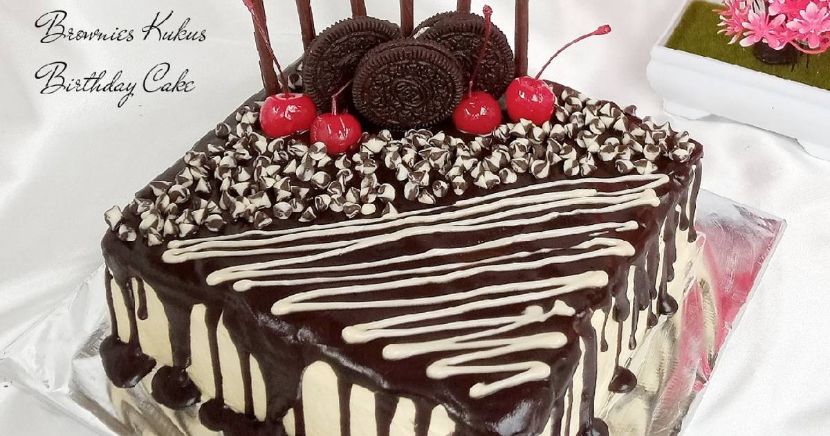 Resep Brownies Kukus Birthday Cake oleh Baking With 'Otang' Cookpad