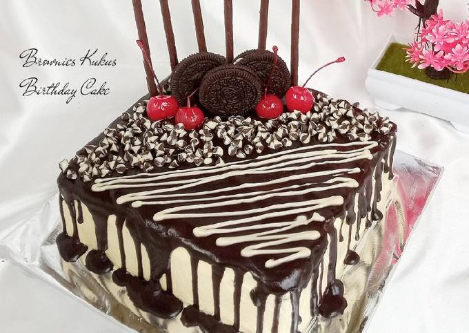 Brownies Kukus ala Birthday Cake - cookandrecipe.com