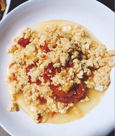 trứng chưng cà chua