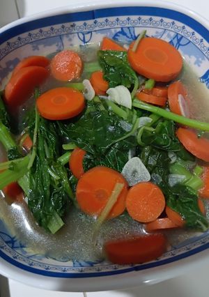 Foto resep Sayur Bayam rebus bening