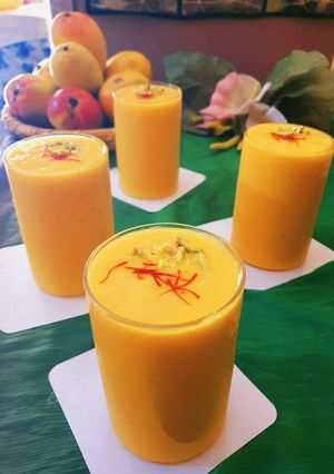 A picture of Mango Milk Shake.