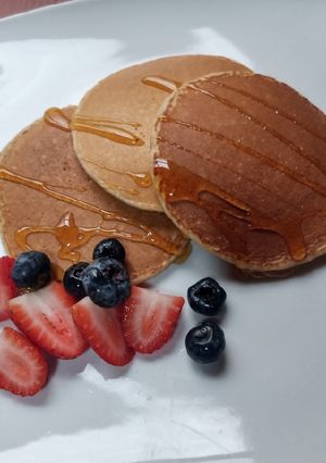 Una foto de Panqueques de avena