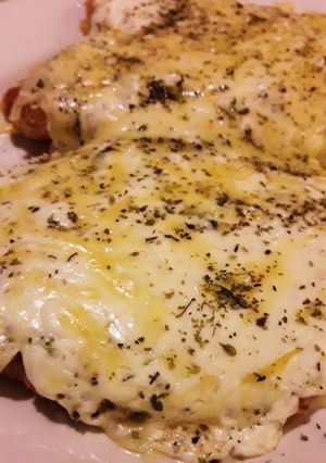 Una foto de Supremas de pollo a los tres quesos