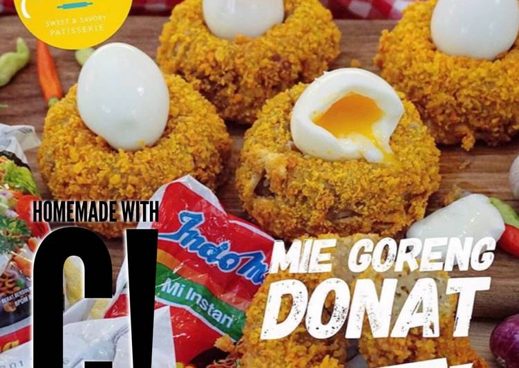 Langkah Mudah untuk mengolah Homemade Mie Goreng Donat, Bisa Manjain Lidah