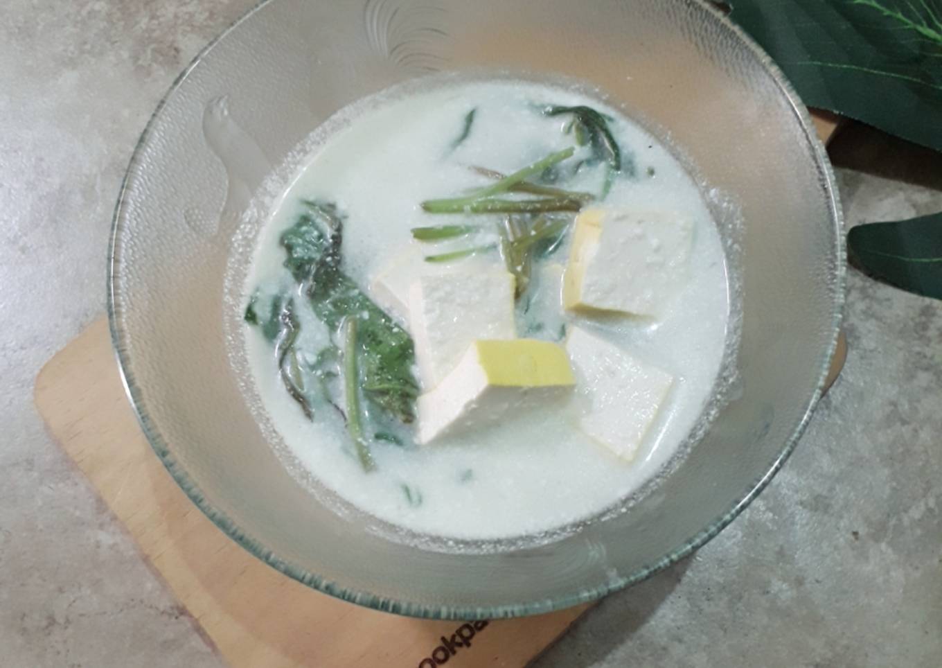 Bobor kangkung+tahu