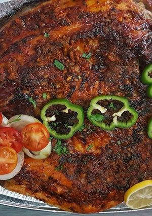 صورة لوصفة سمك شوي في الفرن