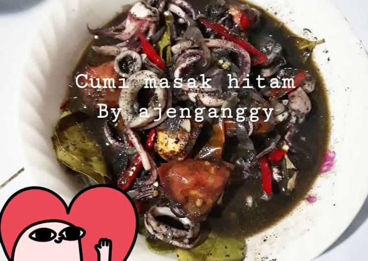 Cumi masak hitam