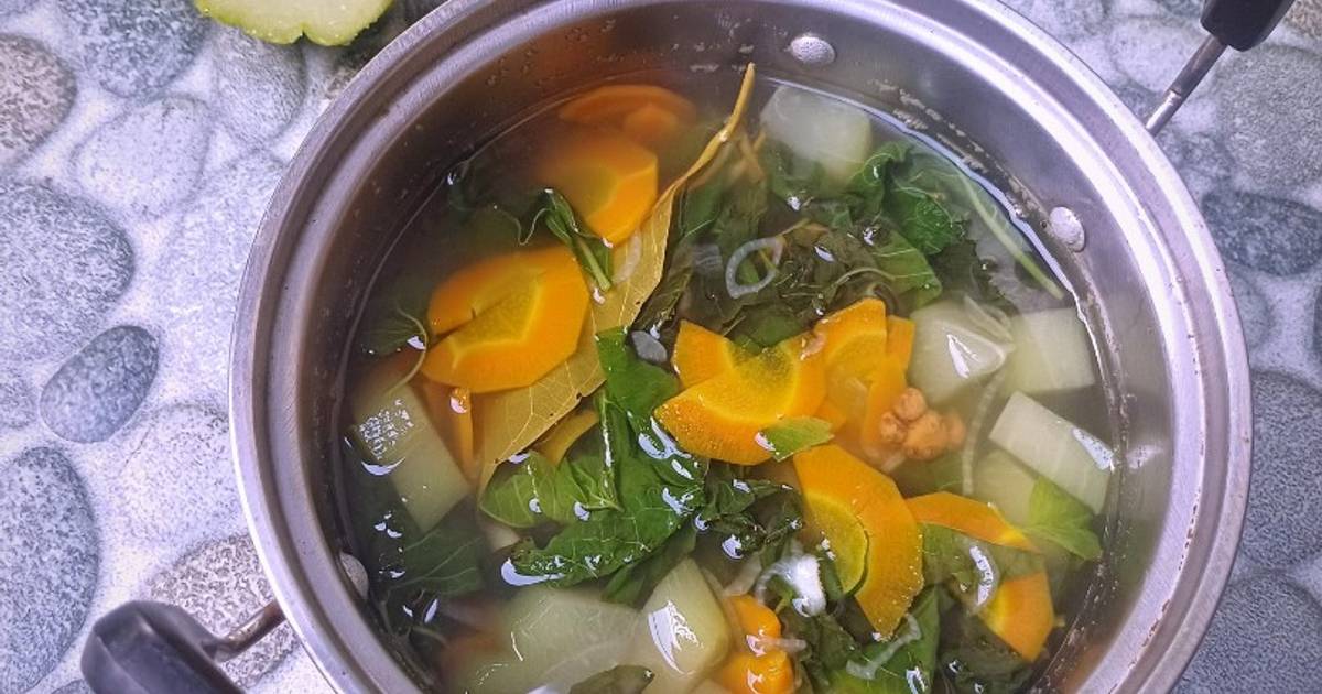 Resep Sayur Bening Bayam Labu Siam Dan Wortel Cocok Untuk Mpasi Oleh