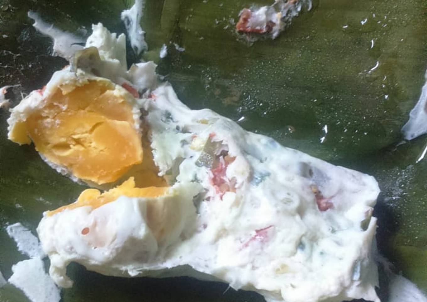 Botok kukus telur bebek