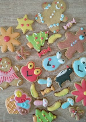 Foto resep Cookies Hias Royal Icing