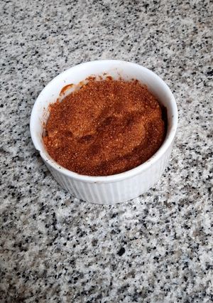 Une photo de Crumble au pomme (vegan san gluten)