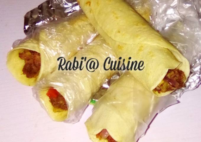 Recipe of Homemade Pancake roll