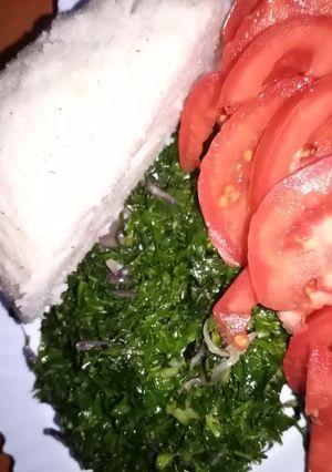A picture of Fried sukuma wiki #recipemarathon.