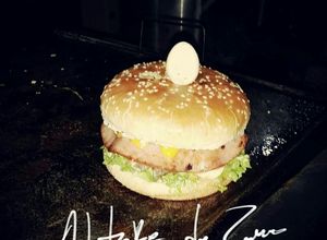 Una foto de Hamburguesa Zumo sencilla