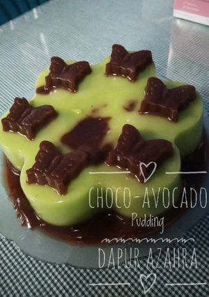 Foto resep Choco Avocado Pudding