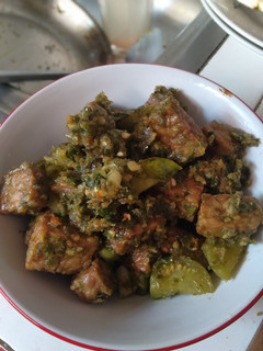Foto resep Tempe semangit tumis cabe ijo