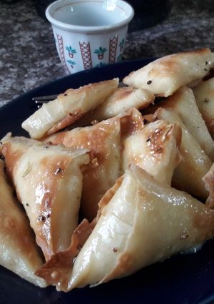 صورة لوصفة وربات بالقشطة