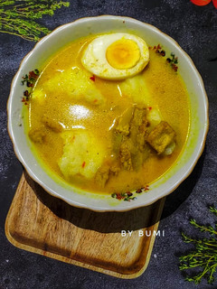 Foto resep 90. Lontong Sayur Telur (by Bumi)