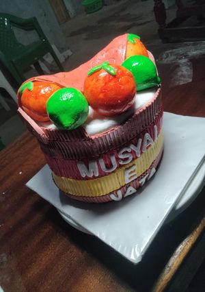 A picture of How to decorate a kiondo cake.