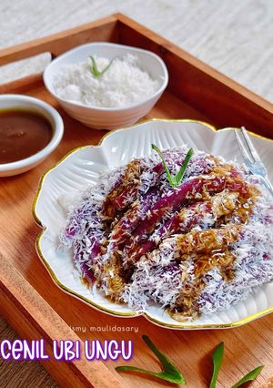 Foto resep Cenil Ubi Ungu