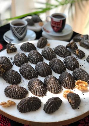 صورة لوصفة معمول القزحة بالجوز