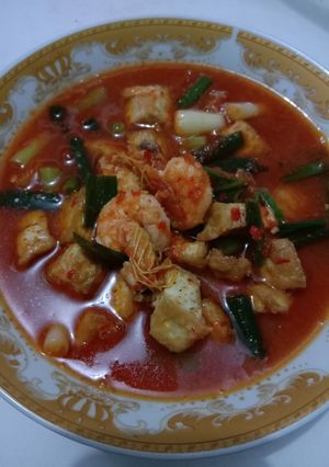 Foto resep Tumis Udang Tahu