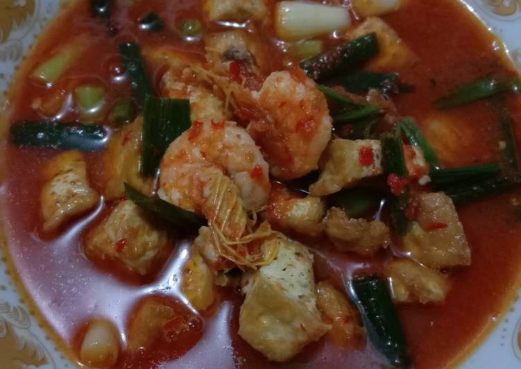 Tumis Udang Tahu