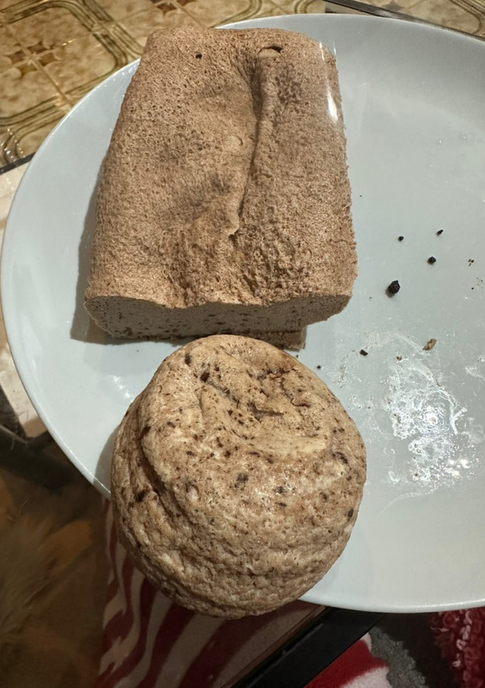 Una foto de Tarta proteica chocolate al micro