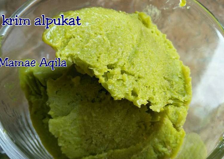 Resep Es krim alpukat Anti Gagal