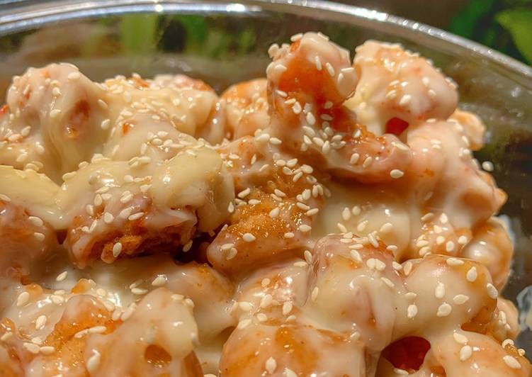 Udang mayonaise (mudah dan cepat)