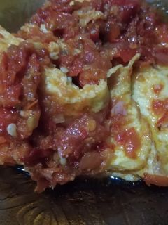 Foto resep Sambalado telor dadar