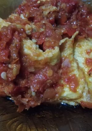 Foto resep Sambalado telor dadar