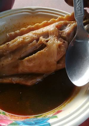 A picture of Chicken peppersoup.
