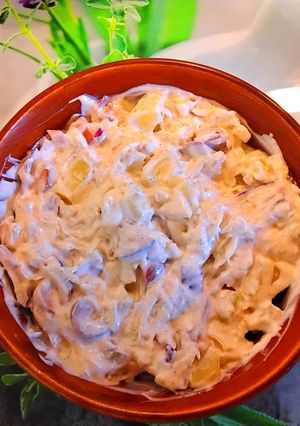 Savanyú káposztás saláta recept fotója