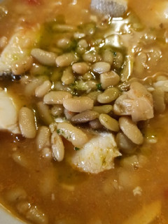 Una foto de Verdinas con bacalao