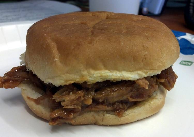 Steps to Prepare Favorite Easy crockpot BBQ pork