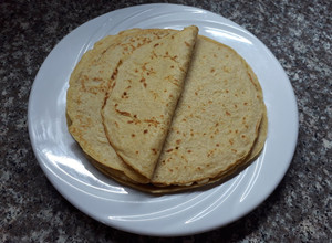 Una foto de Filloas de avena y ají dulce